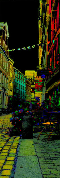 coloured alley III.I von urs-foto-art