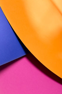 Orange, Blue & Pink von visualcreature