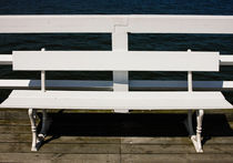 White Bench by Patrycja Polechonska