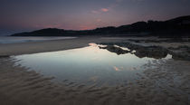Langland bay low tide by Leighton Collins