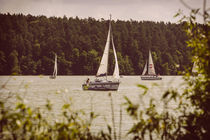 Sepia Sailing by Patrycja Polechonska