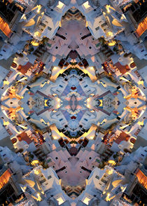 Santorini island abstract pattern von Mihalis Athanasopoulos