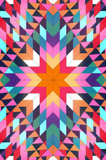 Triangles 2 abstract tribal pattern von Mihalis Athanasopoulos