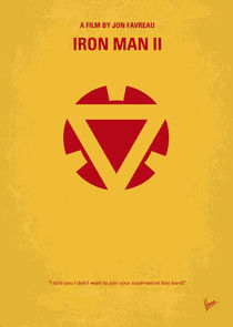 No113-2 My Iron man 2 minimal movie poster von chungkong