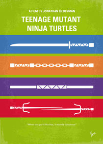 No346 My Teenage Mutant Ninja Turtles minimal movie poster von chungkong