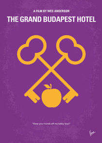 No347 My The Grand Budapest Hotel minimal movie poster by chungkong