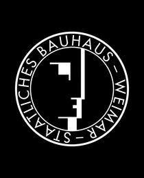 BAUHAUS WEIMAR LOGO BLACK by THE USUAL DESIGNERS
