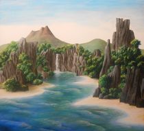 Tropische Bucht von Patrick Schuck
