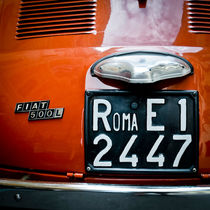 Classically Italian Fiat 500 Cinquecento by Moorstone Images