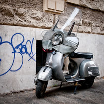 Classically Italian Vespa in Rome, Italy by Moorstone Images