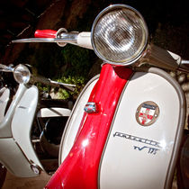 Mod Lambretta Scooter, Brighton, England by Moorstone Images