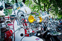 Mod Vespa and Lambretta scooter rally by Moorstone Images