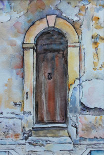 old door in Calabria, Italy von Katia Boitsova