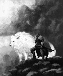 O cavaleiro e o lobo von Glauber Lopes