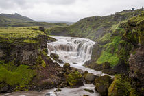 iceland water fall by Simon Andreas Peter