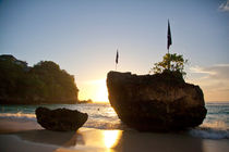 Padang Padang beach sunset, Bali von Tasha Komery