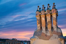 Gaudi chimney 1, Barcelona, Spain by Tasha Komery