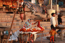 Flower seller, Varanasi by Tasha Komery