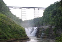 Falls and Trestle, 2012 by Caitlin McGee