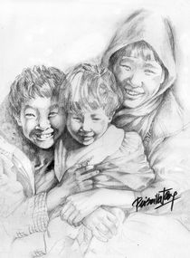 "Protect Our Children" Series - "Bhutan" by Priscilla Tang