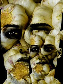 Garlic man by Gabi Hampe