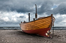 Fischerboot an der Ostsee von Katrin Raabe