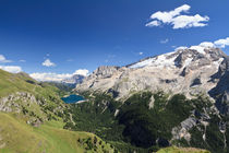 fedaia lake and mount marmolada by Antonio Scarpi