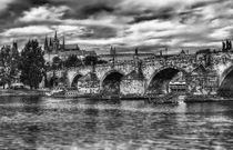 Charles Bridge and St. Vitus Cathedral by Tomas Gregor