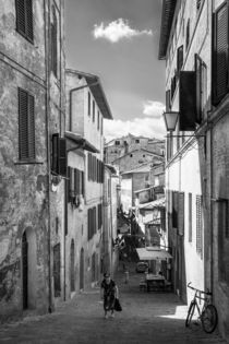 A Street In Siena by David Tinsley