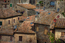 Volterra Rooftops by David Tinsley