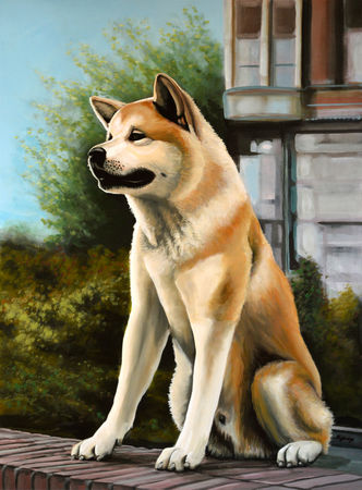 Hachi-painting