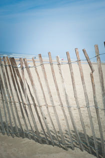 Holzzaun am Strand von Silke Heyer Photographie