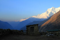 Blick ins Khumbu Tal von Gerhard Albicker