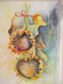 Reife Sonnenblumen von Dorothy Maurus