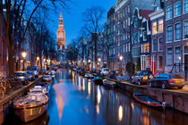 Amsterdam at night by Sara Winter