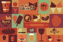 Flat Food Icons by bluelela