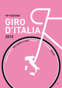MY GIRO D'ITALIA MINIMAL POSTER 2015 by chungkong