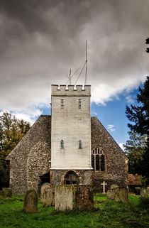 Church with wooden tower von Jeremy Sage