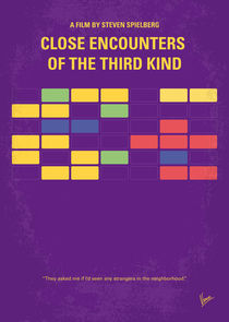 No353 My ENCOUNTERS OF THE THIRD KIND minimal movie poster von chungkong
