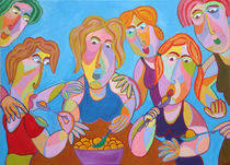 Painting The Potato Eaters - Gemälde Die Kartoffelesser von Twan de Vos