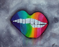 Rainbow Lips by Laura Barbosa
