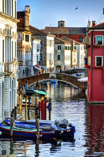 Canale della Vena in Chioggia, Venetien by Klaus Rünagel