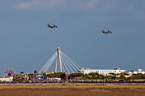 Lancasters Over Southport by Roger Green