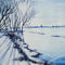 'Winter an der Elbe' von Isabell Tausche