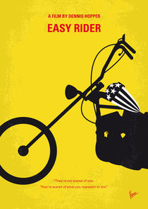 No333 My EASY RIDER minimal movie poster by chungkong