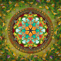 Mandala Evergreen von Peter  Awax