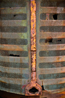 Rusted Grill - Abstract by Colleen Kammerer