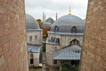 Blick von der Hagia Sophia auf die Blaue Moschee von loewenherz-artwork