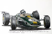 Lotus 33 1965 Jim Clark by Georg Friedrich Simonis