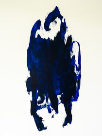The dark blue woman by Gabi Hampe
